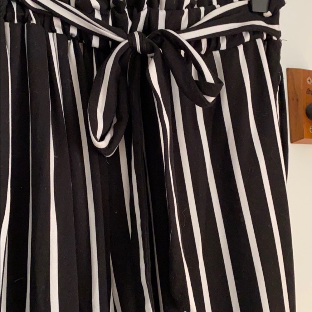 High Waisted Striped Joggers